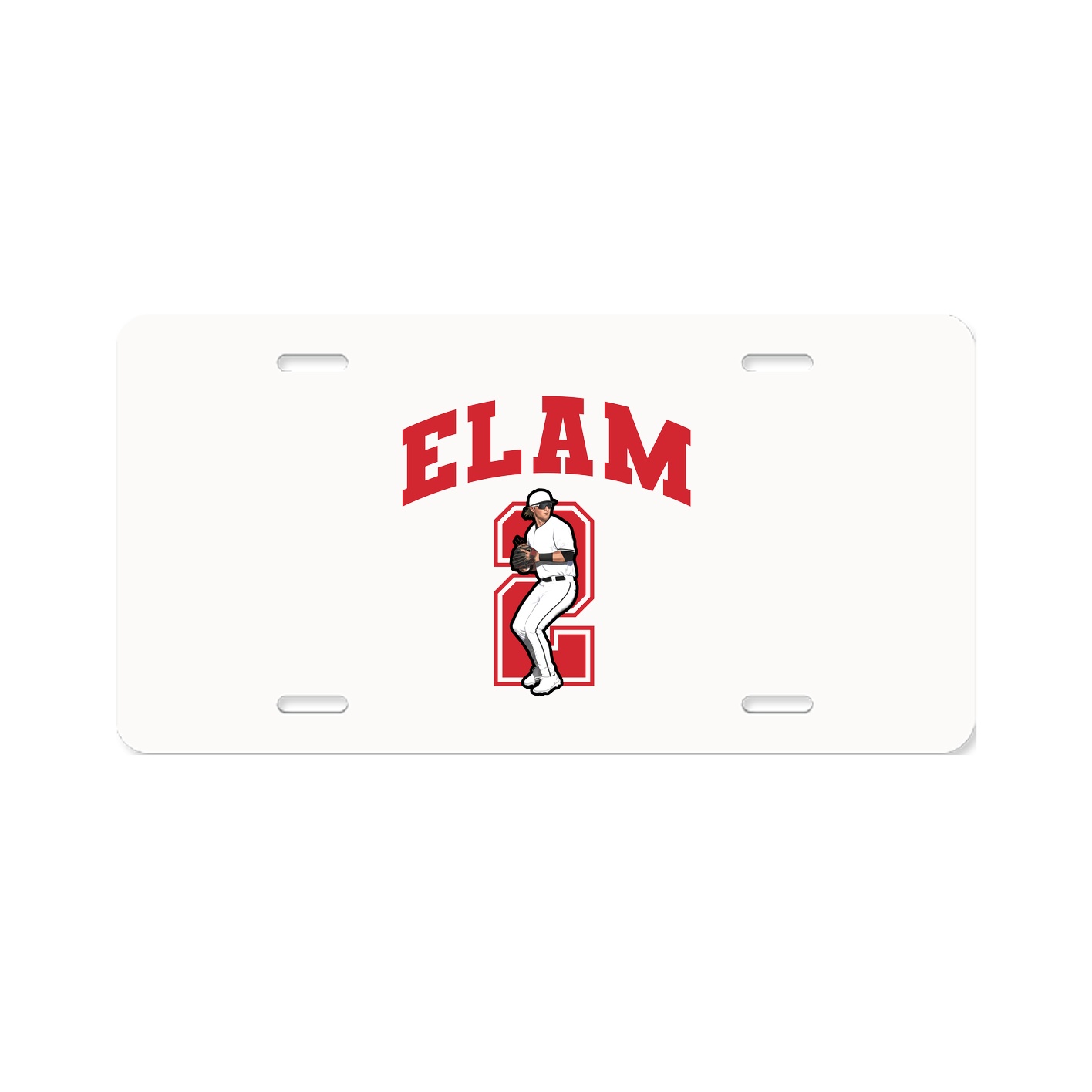 License Plate — Number in Classic