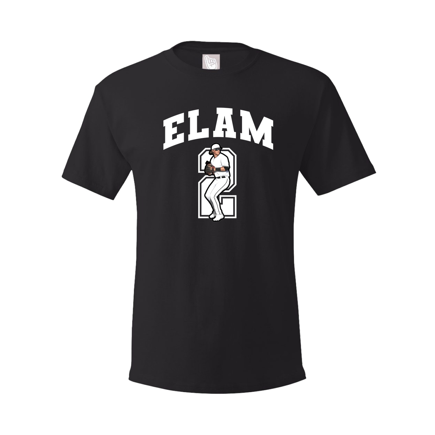 Youth Tee — Number in Black