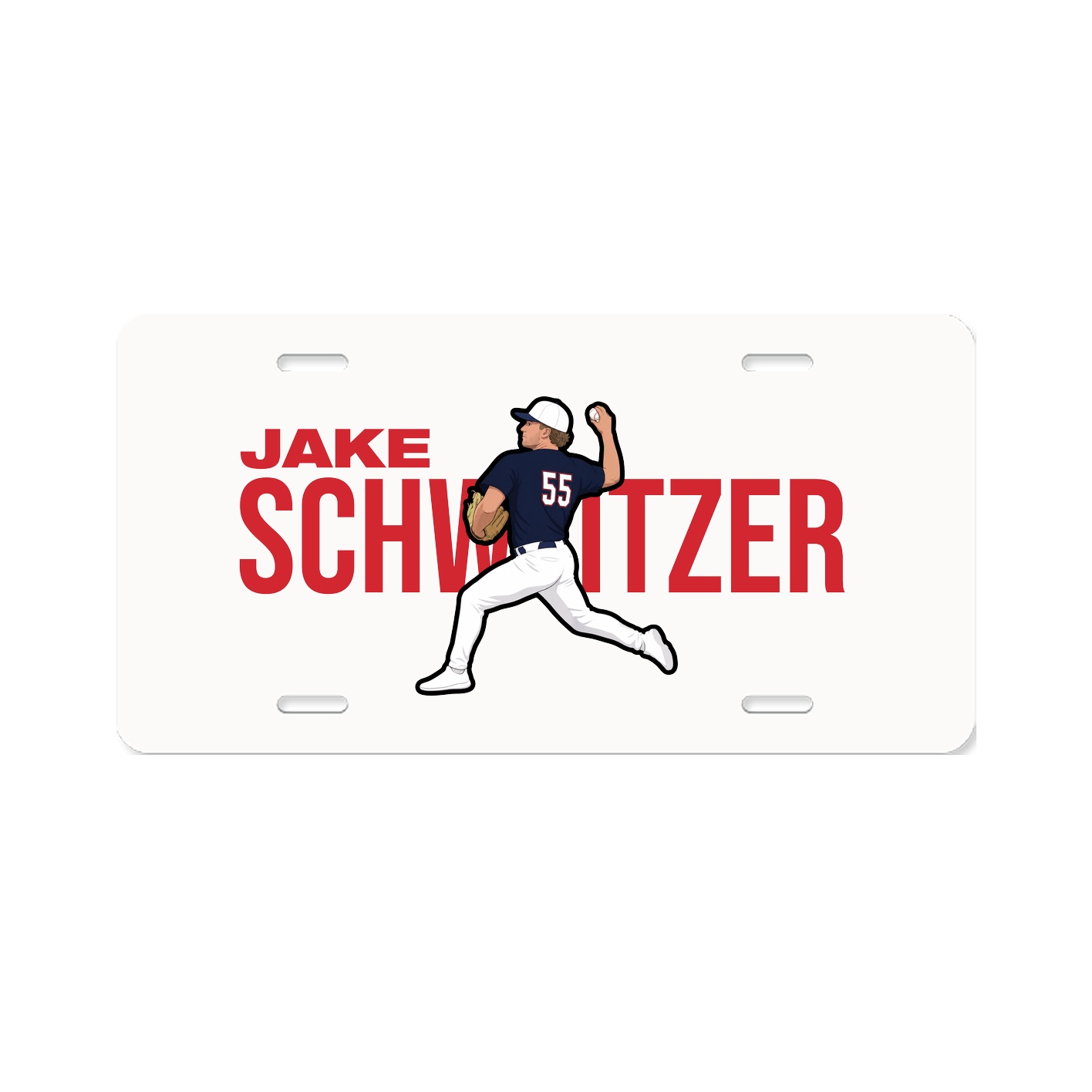 License Plate — Player Name in Classic