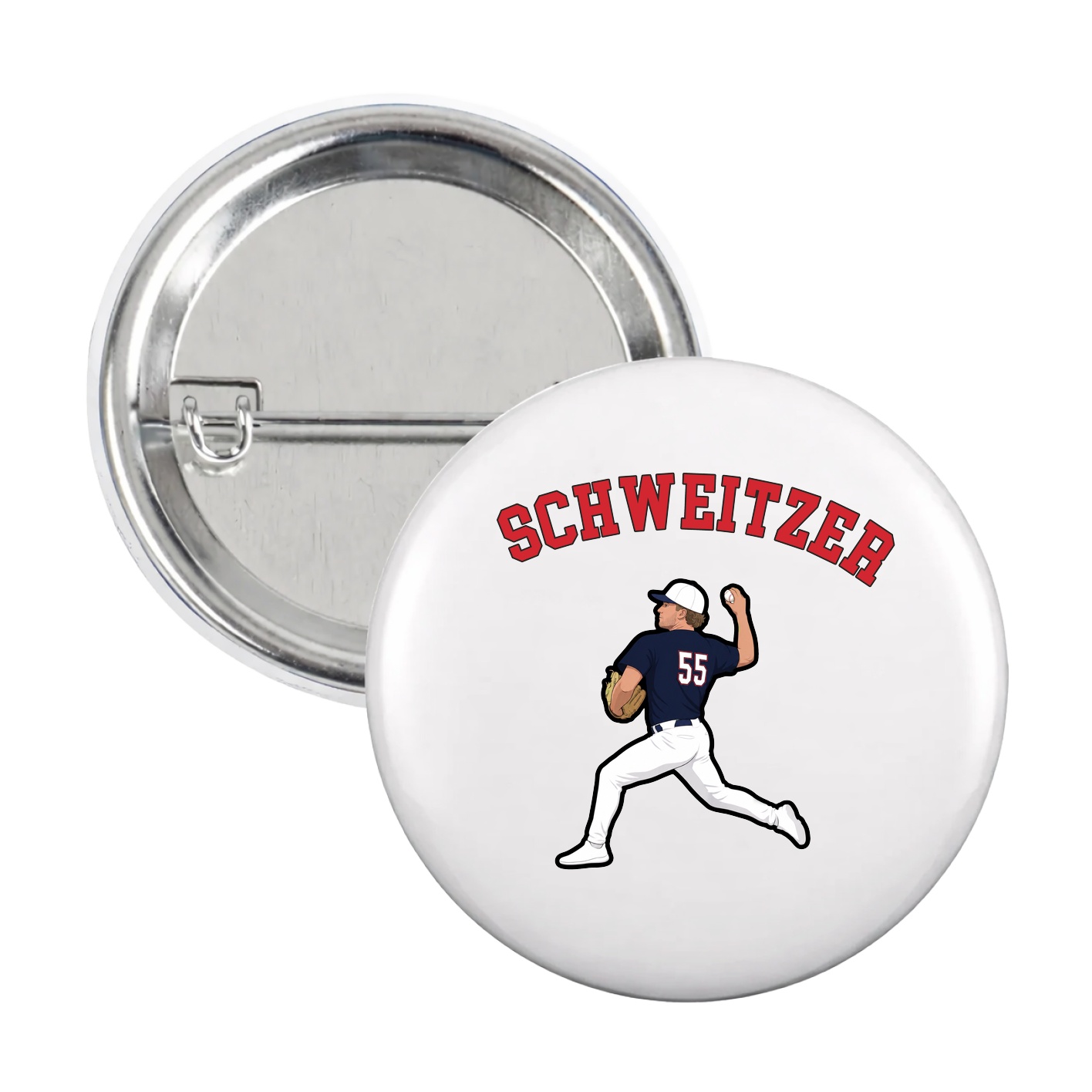 Game Day Button — Shirsey Arch in White