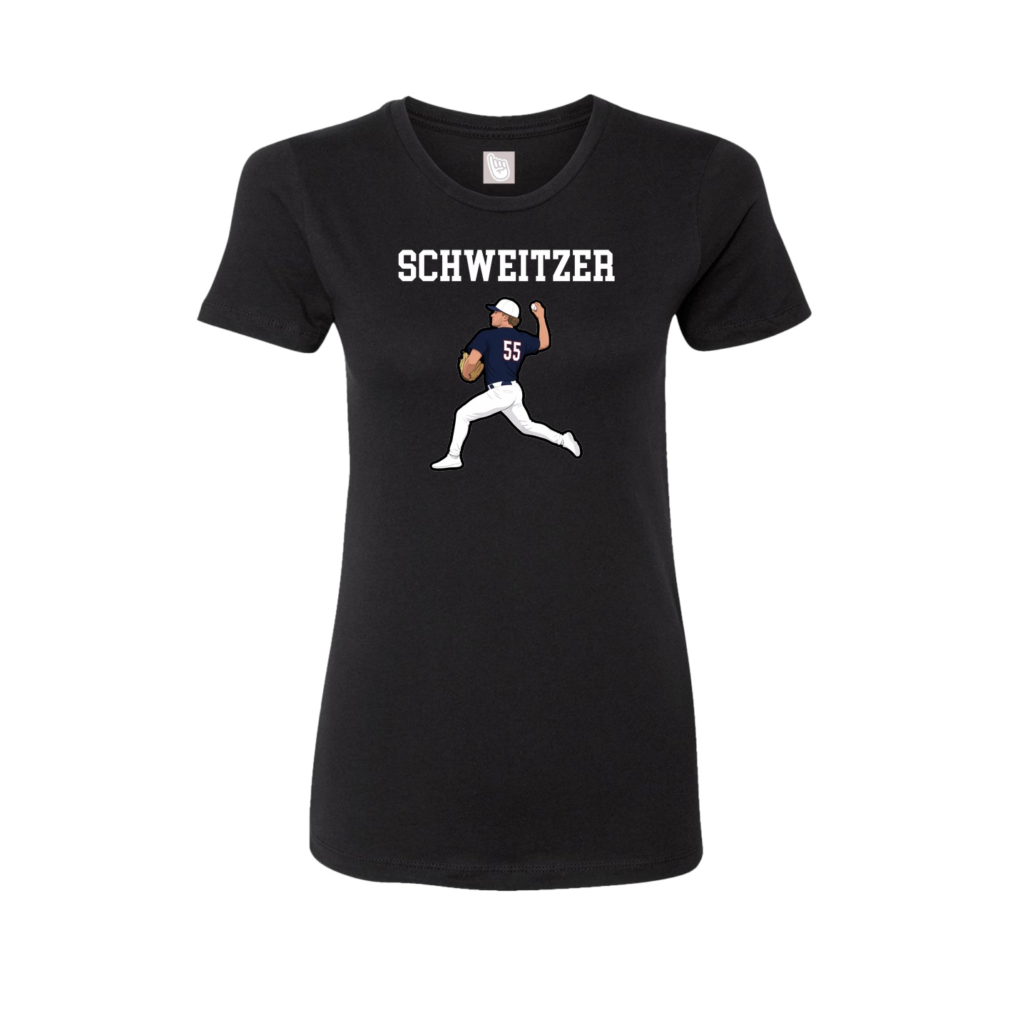 Fitted Women's Tee — Shirsey in Black