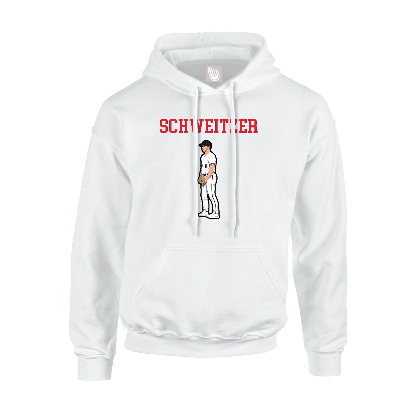 Youth Hoodie — Shirsey in White