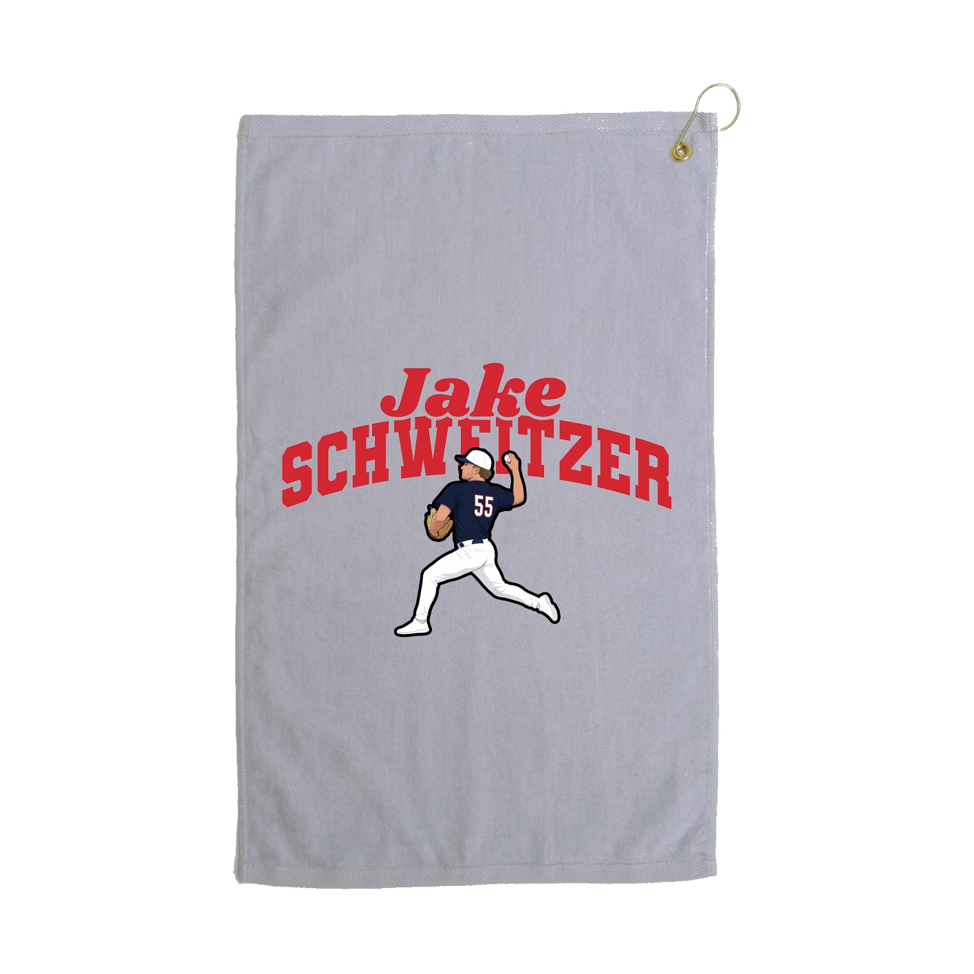 Golf Towel — Signature Arch in Grey