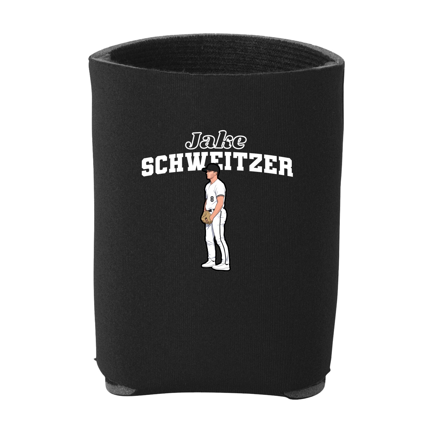 Can Holder — Name Arch in Black