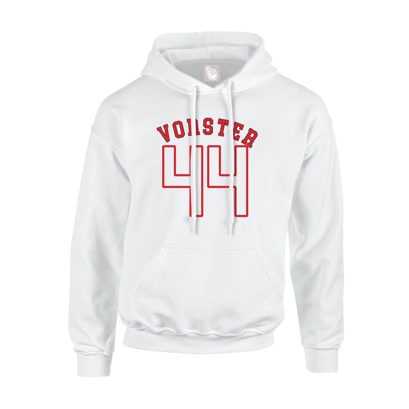 Hoodie — Shirsey Arch in White