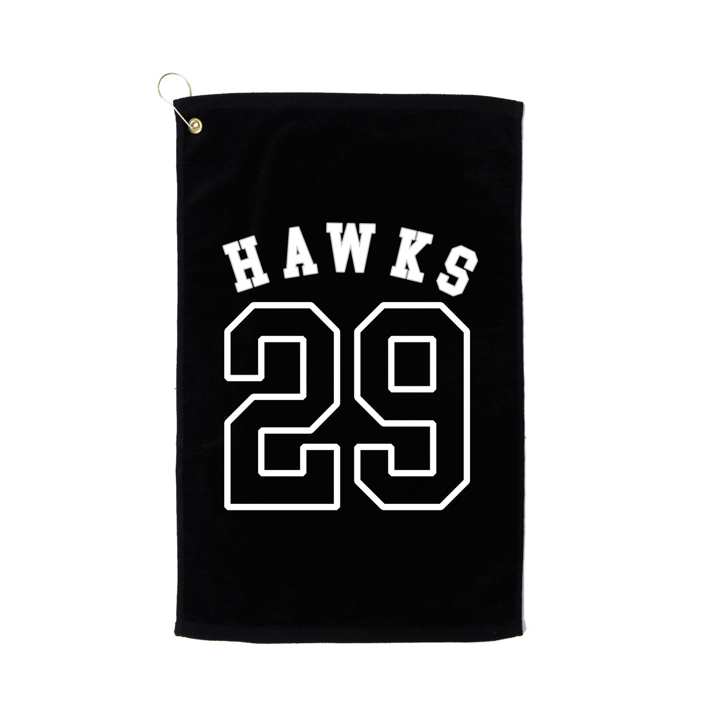Golf Towel — Shirsey Arch in Black