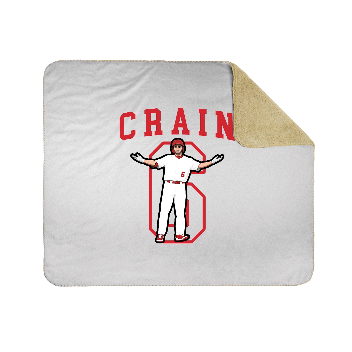 Throw Blanket — Shirsey in White