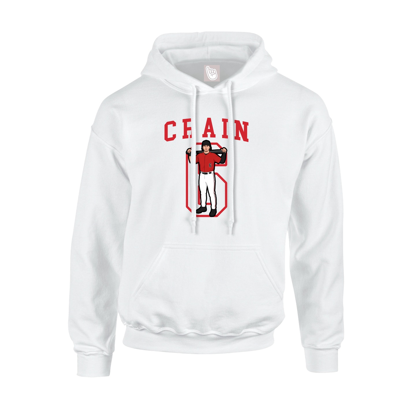 Hoodie — Shirsey in White