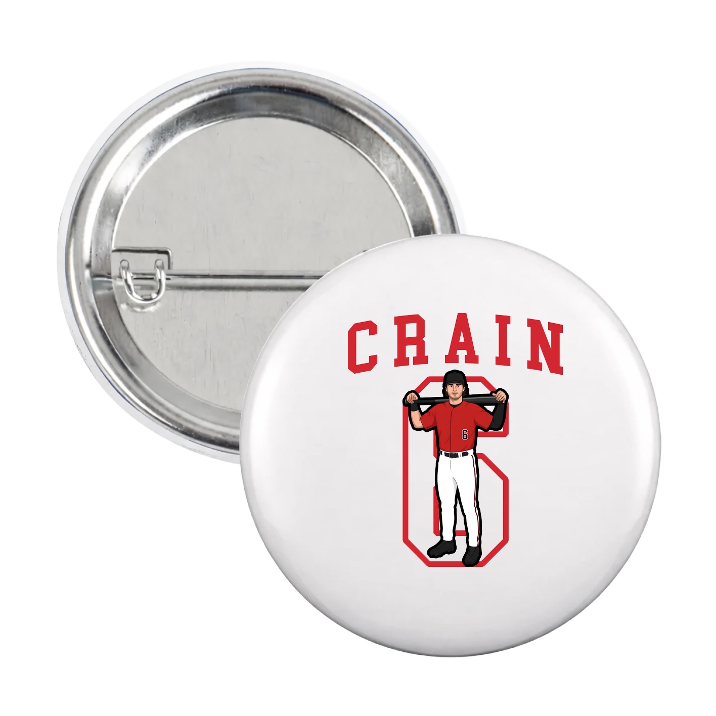 Game Day Button — Shirsey in White