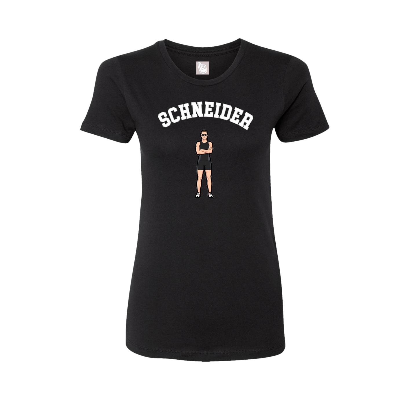 Womens Tee — Shirsey Arch in Black
