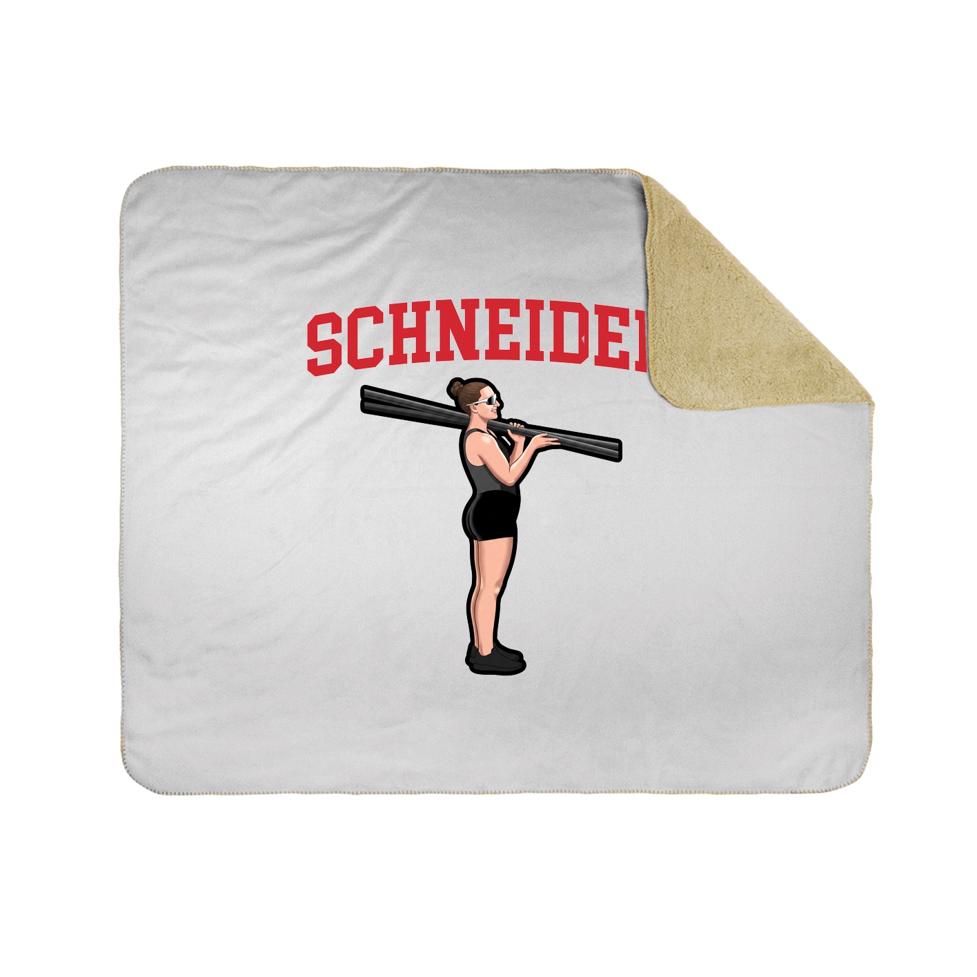 Throw Blanket — Shirsey in White