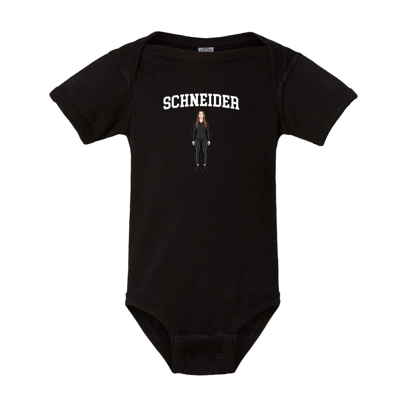 Baby Onesie — Shirsey in Black