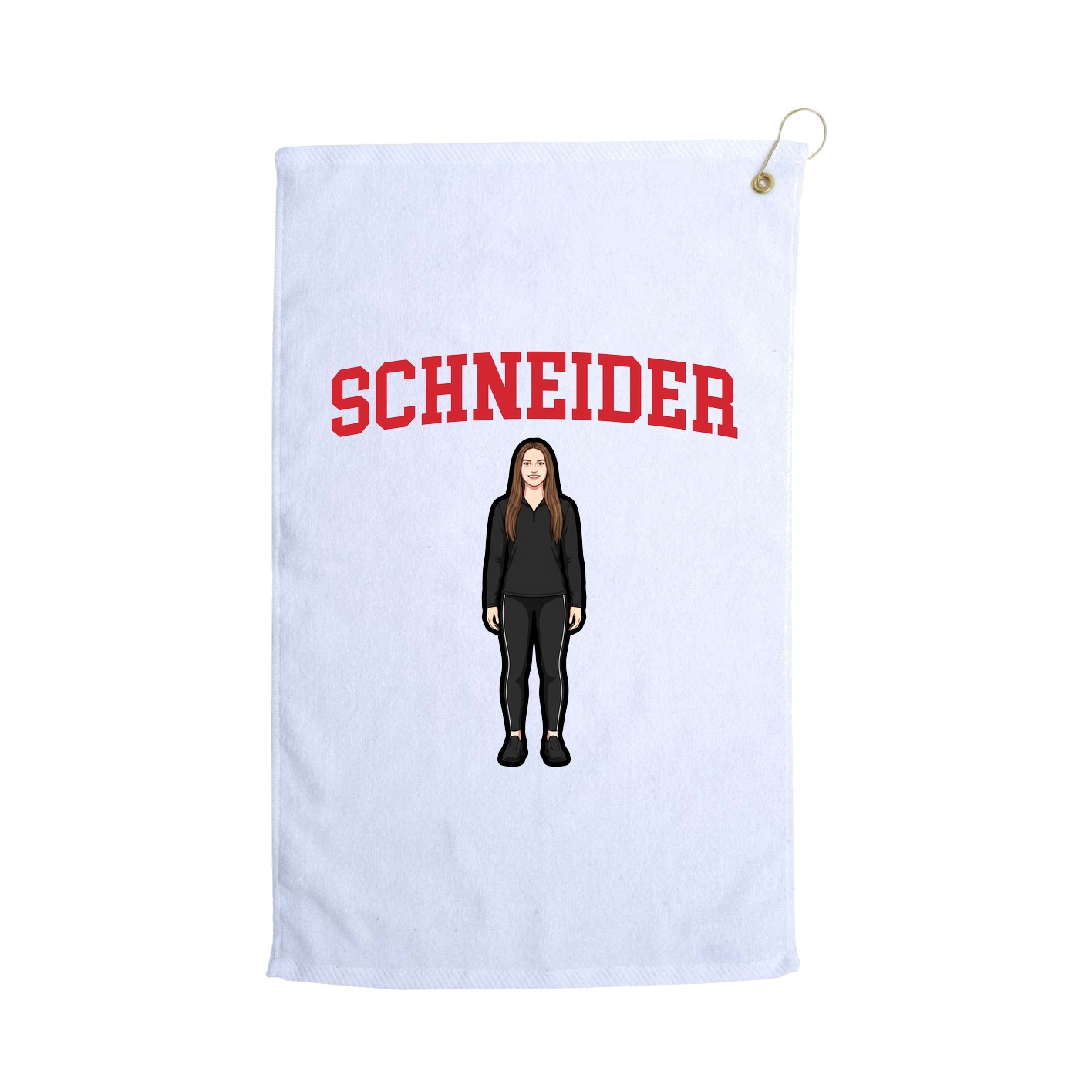 Golf Towel — Shirsey in White