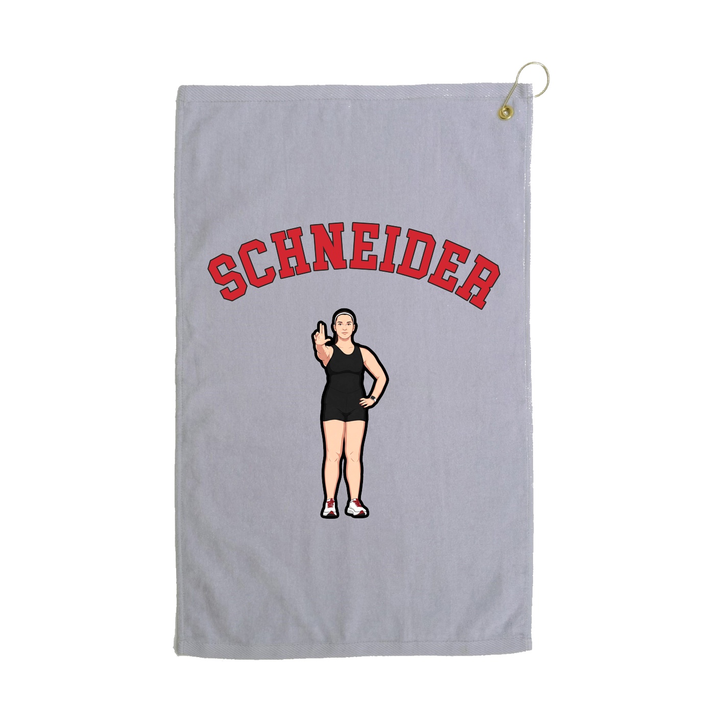 Golf Towel — Shirsey Arch in Grey