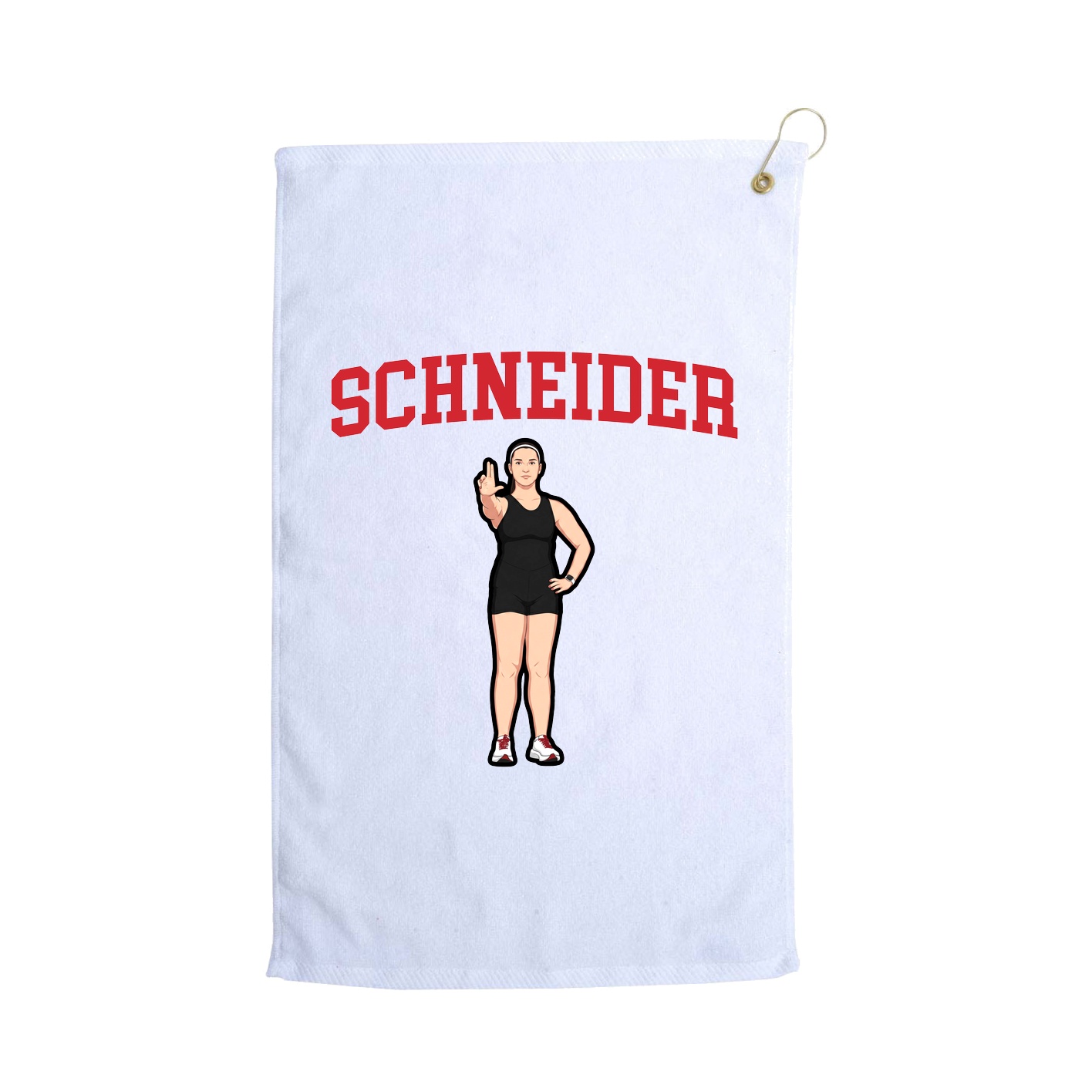 Golf Towel — Shirsey in White