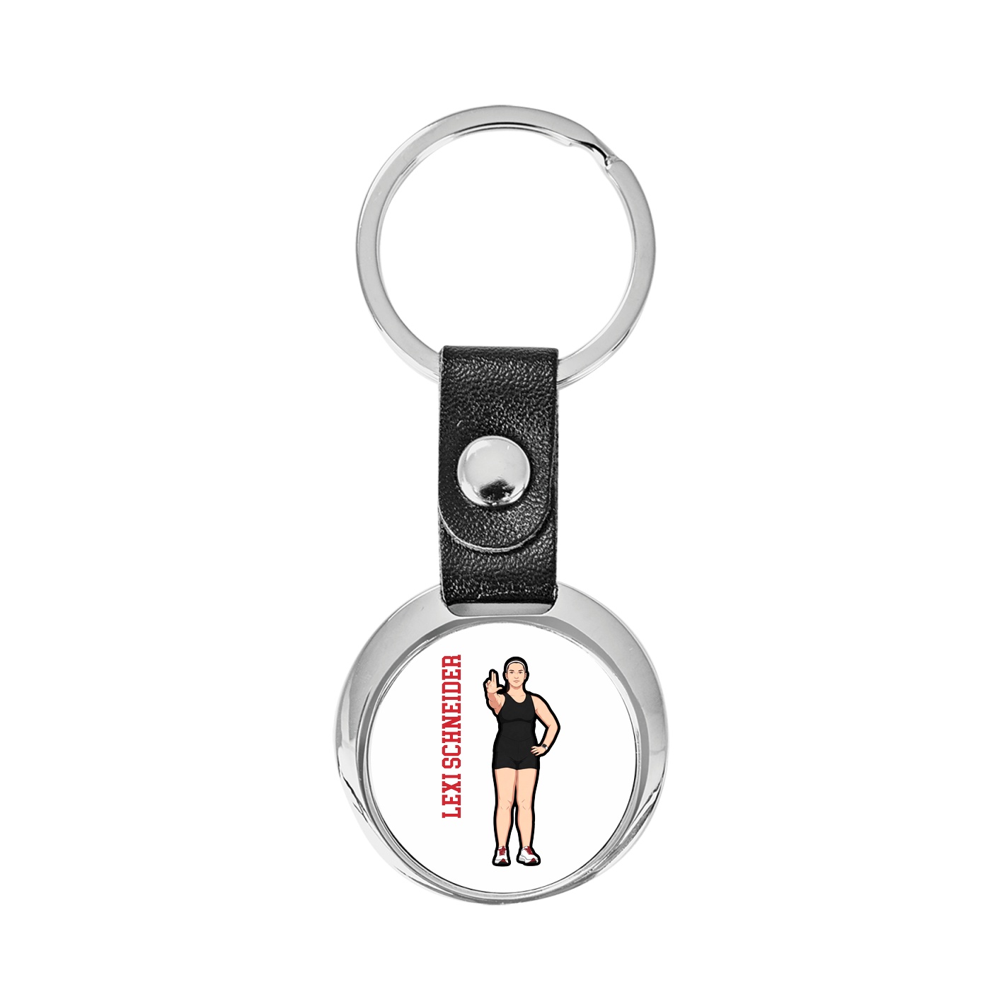 Key Chain — Name Vertical in Classic