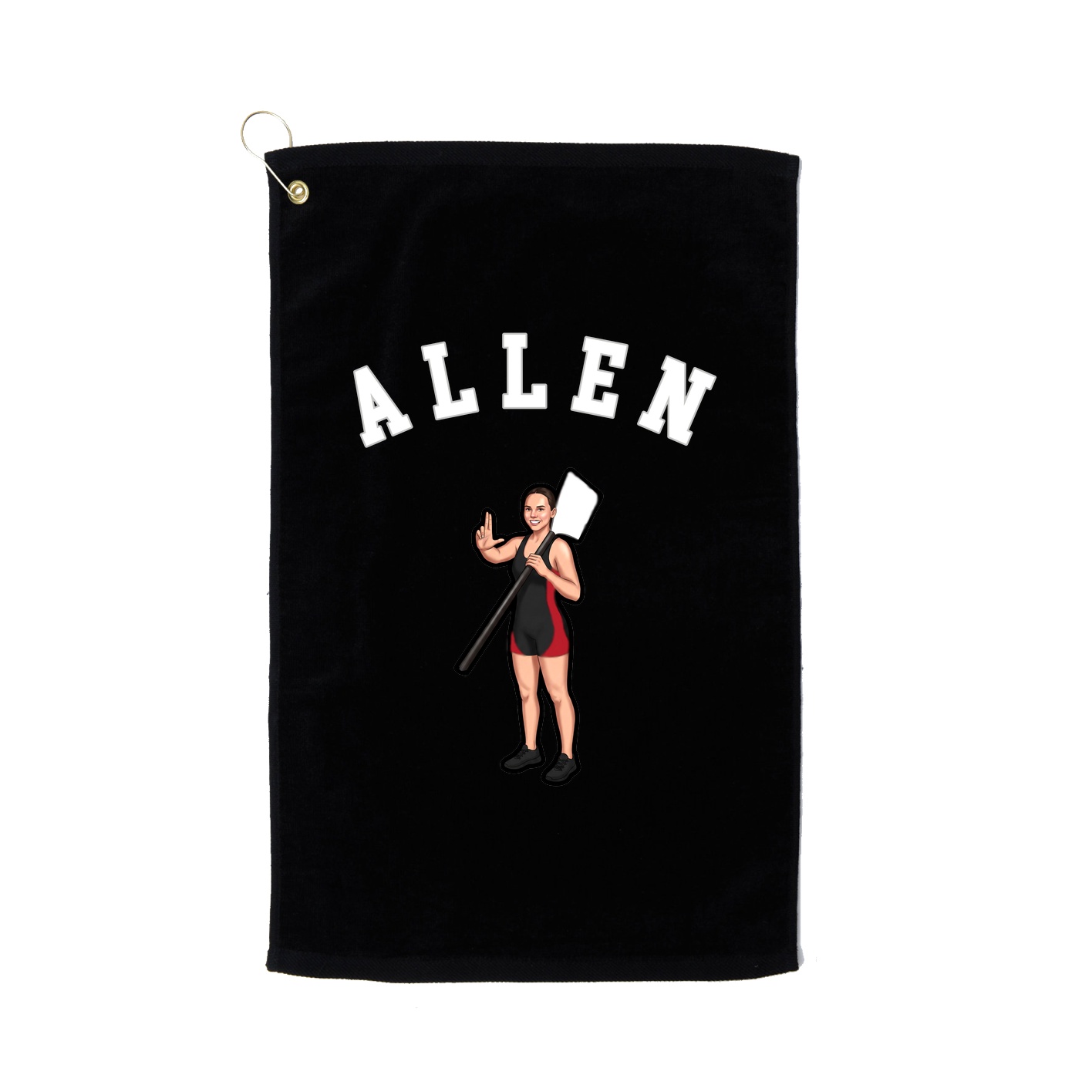 Golf Towel — Shirsey Arch in Black