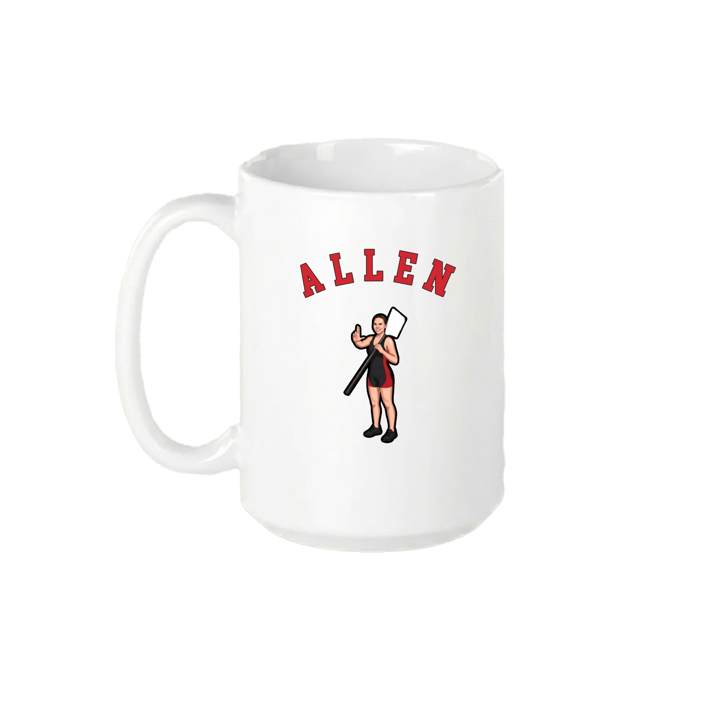 15oz Coffee Mug — Shirsey Arch in White