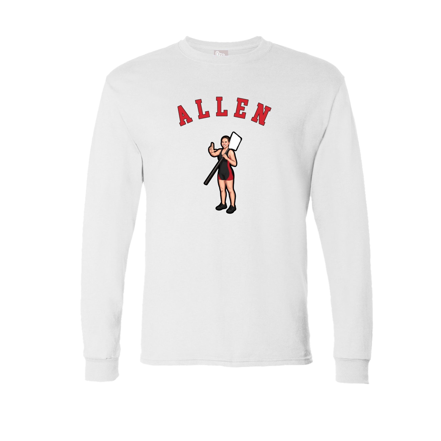Long Sleeve Tee — Shirsey Arch in White