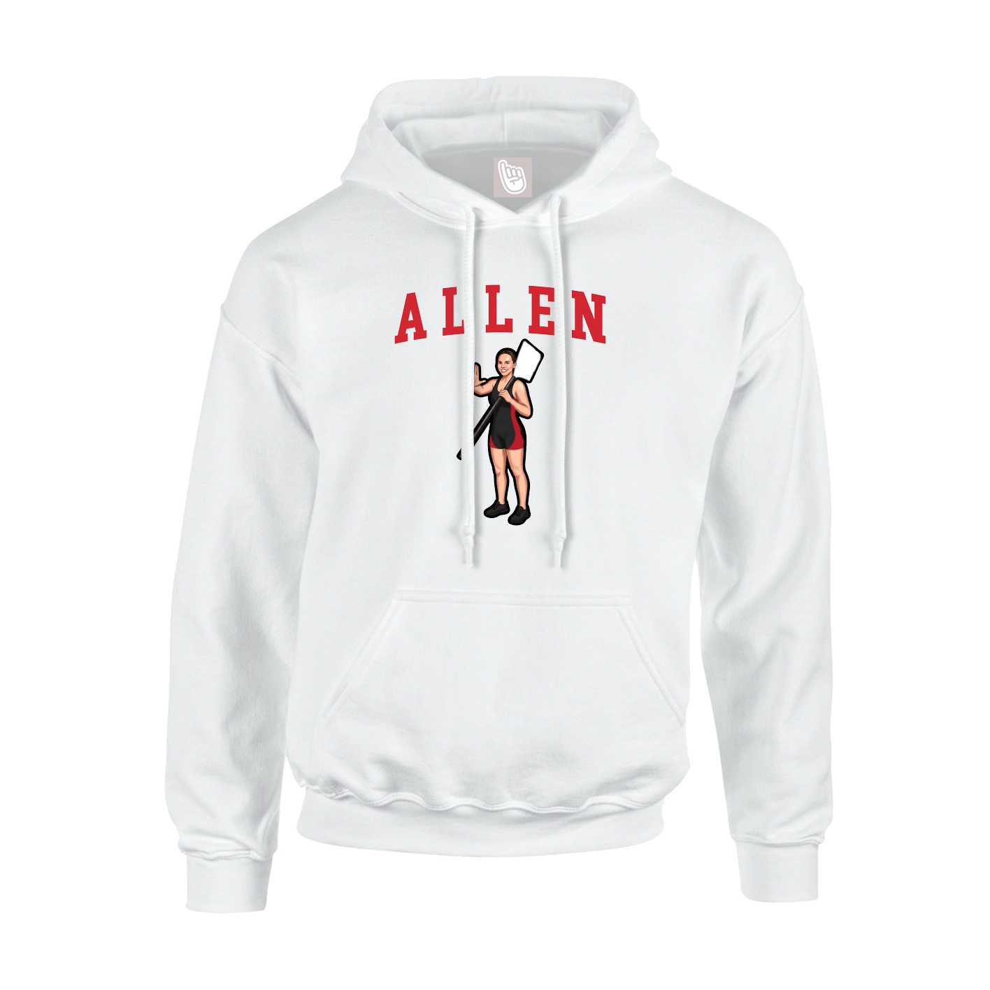 Youth Hoodie — Shirsey in White