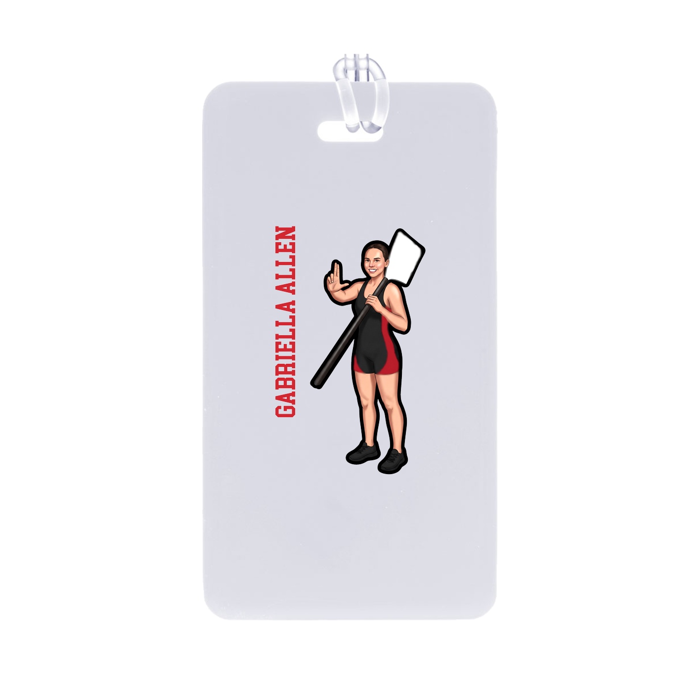 Bag Tag — Name Vertical in Classic