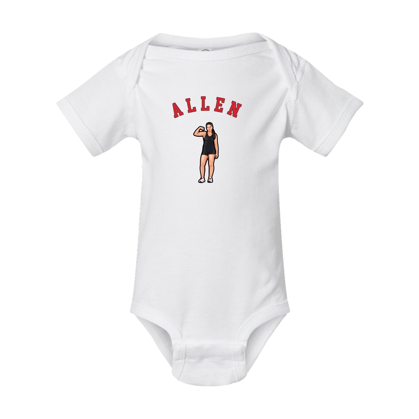 Baby Onesie — Shirsey Arch in White