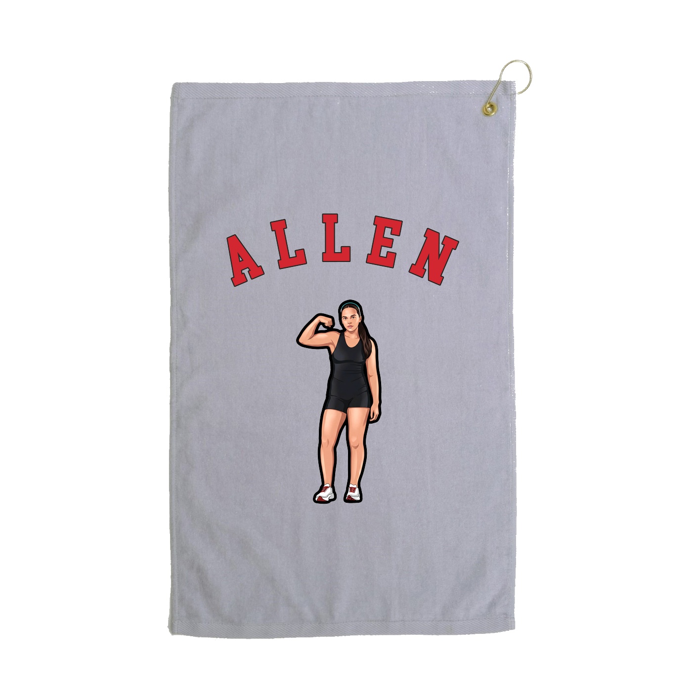 Golf Towel — Shirsey Arch in Grey