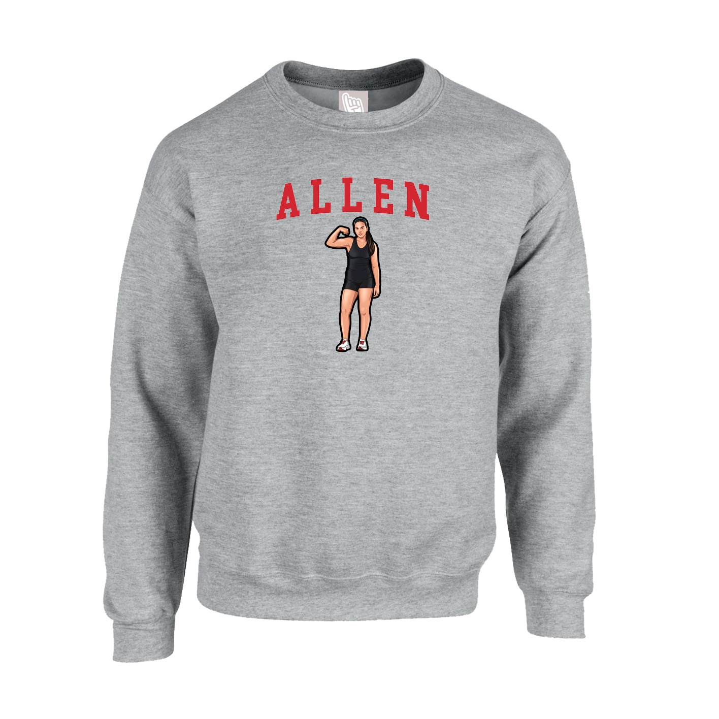 Fleece Crew — Shirsey in Grey