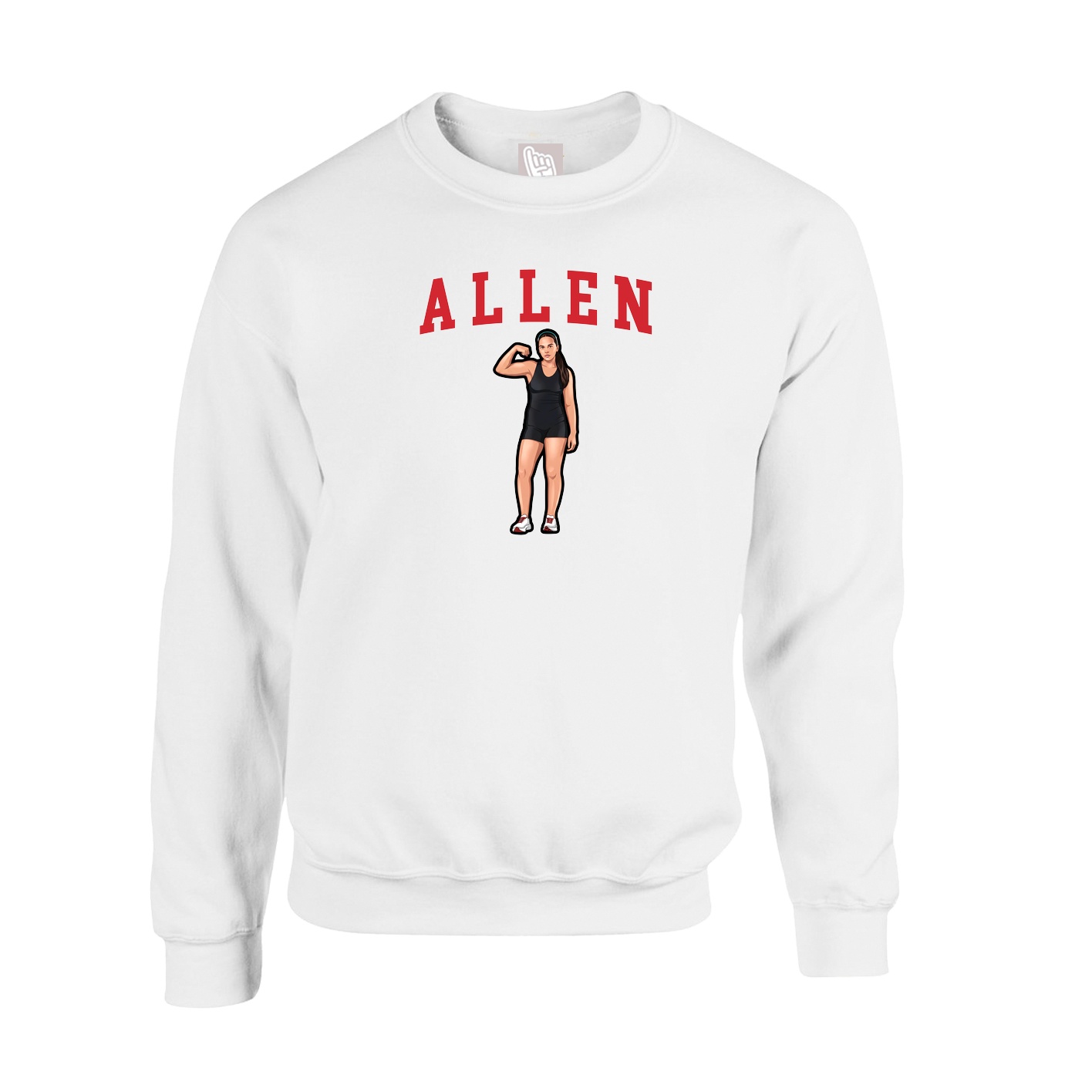 Fleece Crew — Shirsey in White