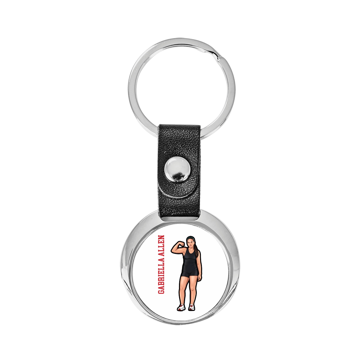 Key Chain — Name Vertical in Classic