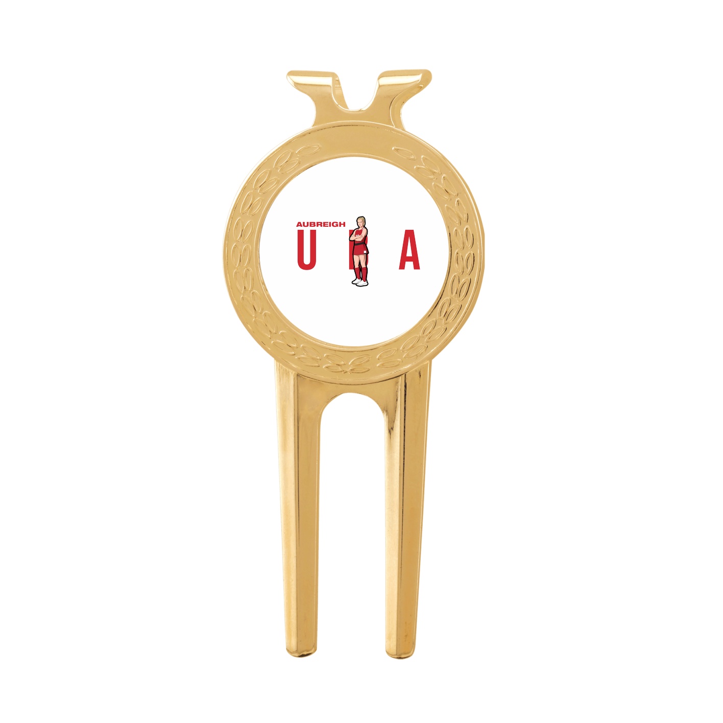 Divot Tool with Ball Marker — Player Name in Classic
