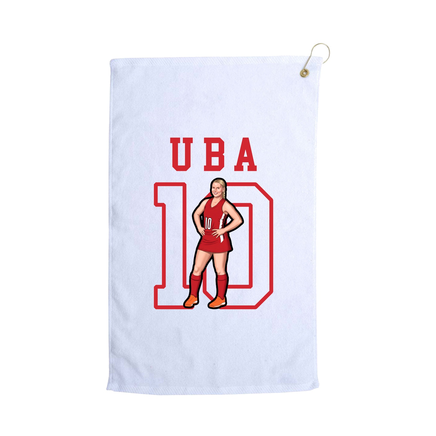 Golf Towel — Shirsey in White