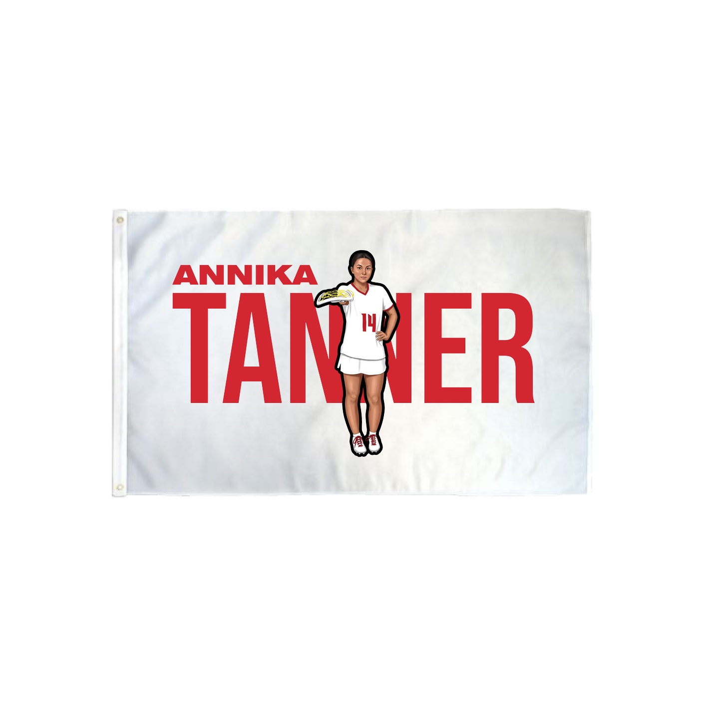 3x5 Flag — Player Name in Classic