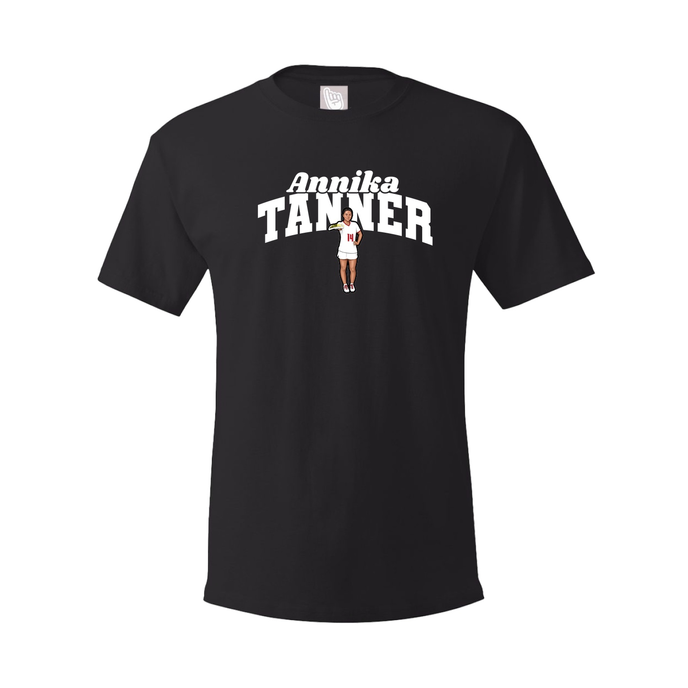Tee — Signature Arch in Black