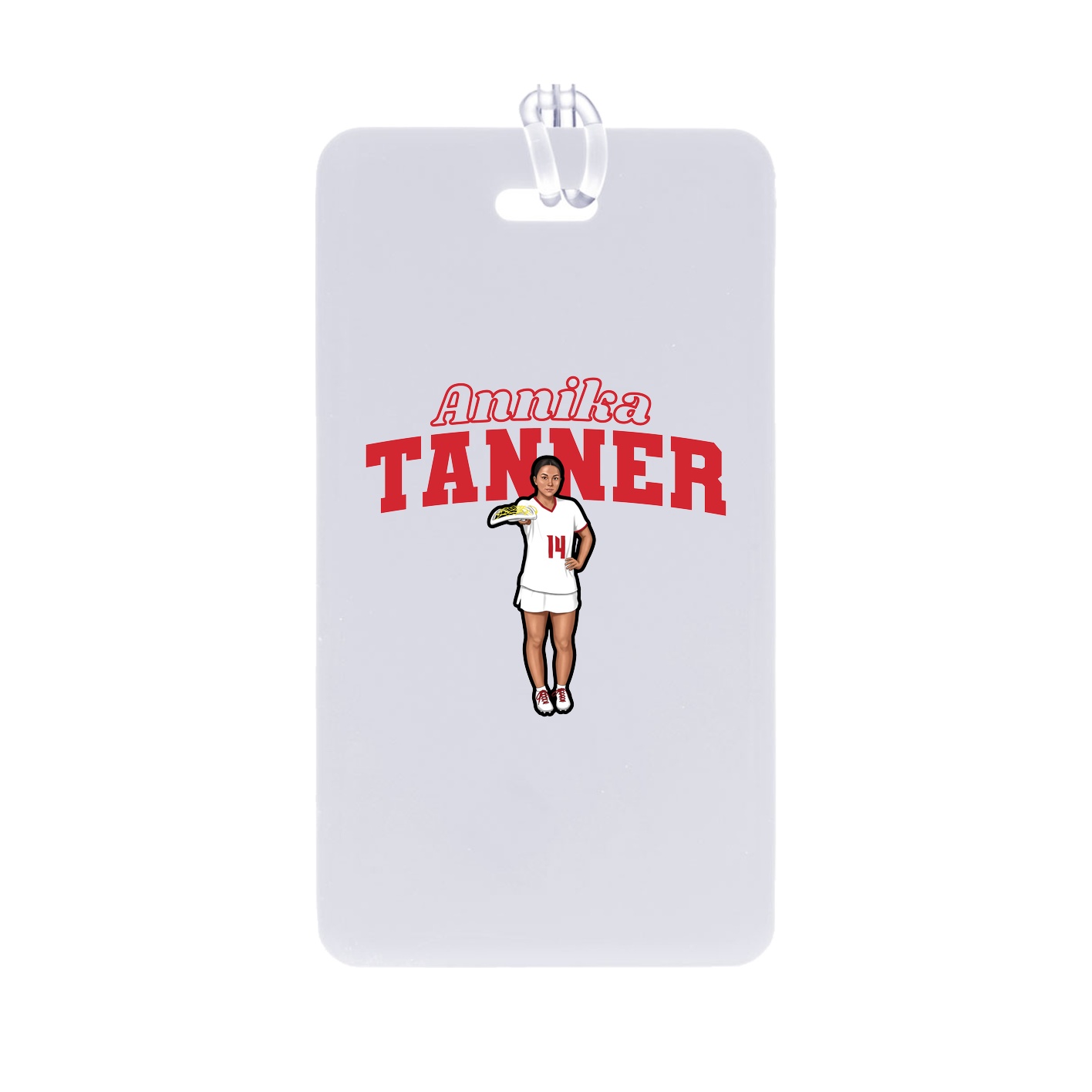 Bag Tag — Name Arch in Classic