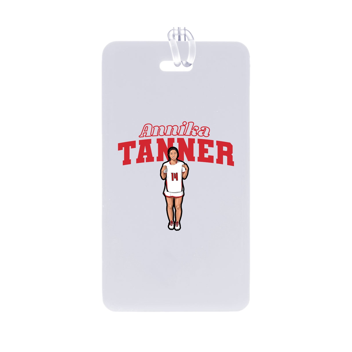 Bag Tag — Name Arch in Classic