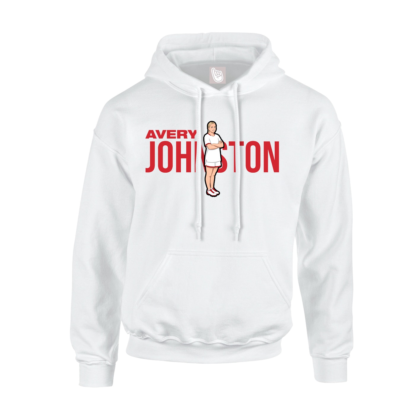 Hoodie — Player Name in White