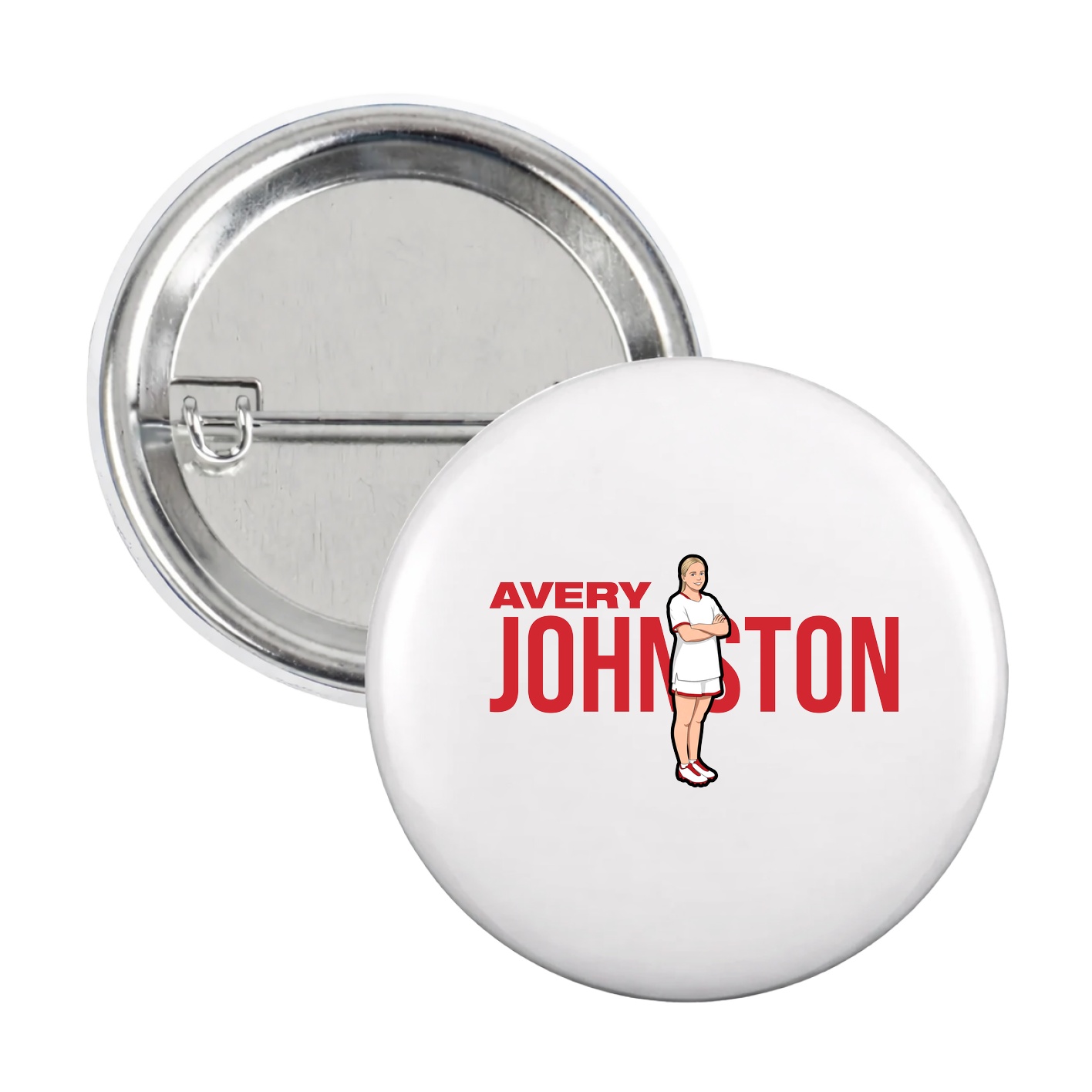 Game Day Button — Player Name in White