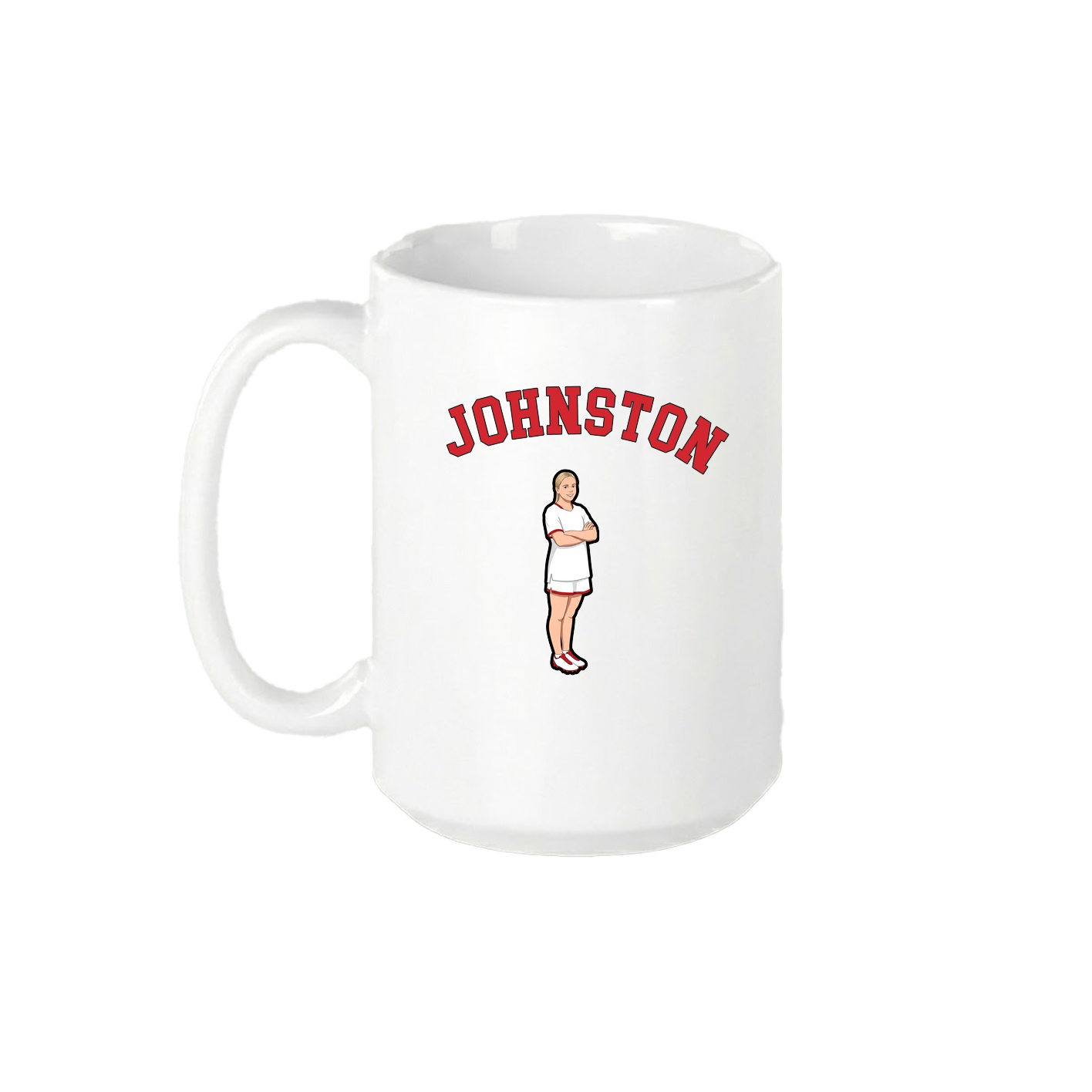 15oz Coffee Mug — Shirsey Arch in White