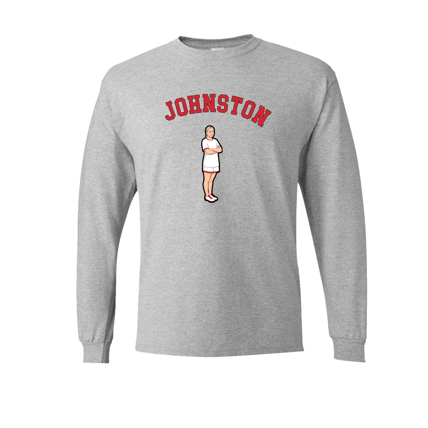 Long Sleeve Tee — Shirsey Arch in Grey
