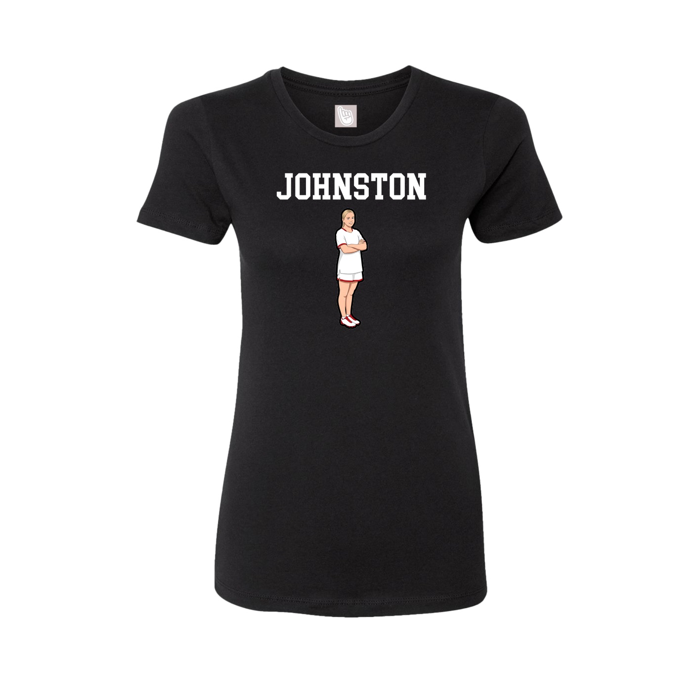 Fitted Women's Tee — Shirsey in Black