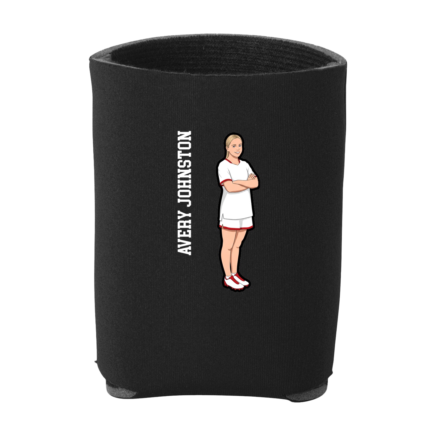 Can Holder — Name Vertical in Black