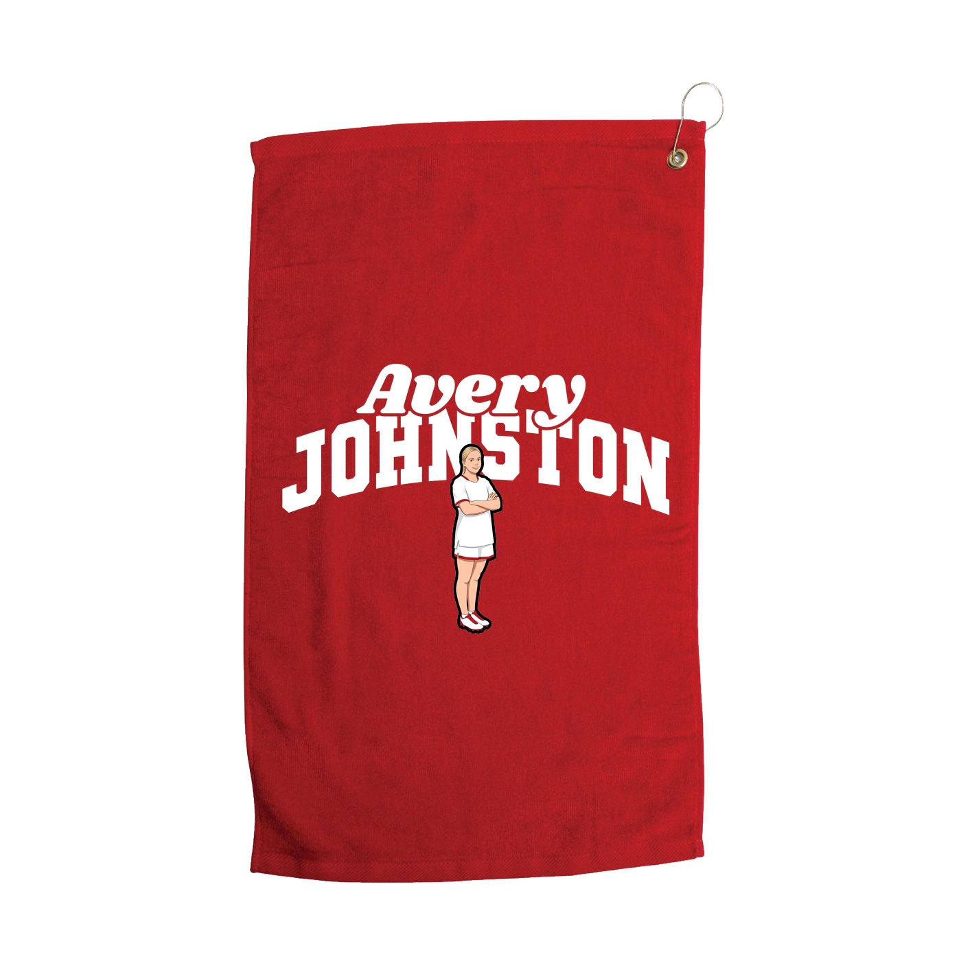 Golf Towel — Signature Arch in Red