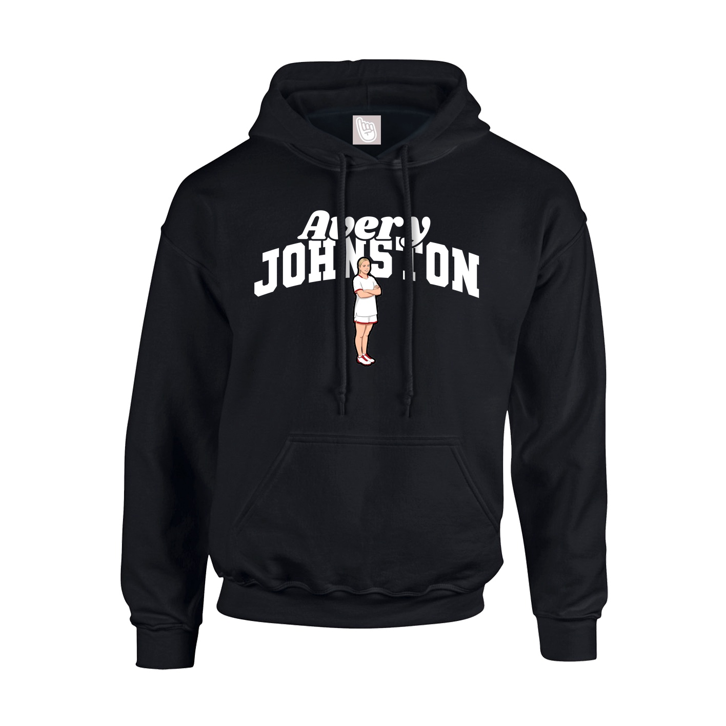 Hoodie — Signature Arch in Black