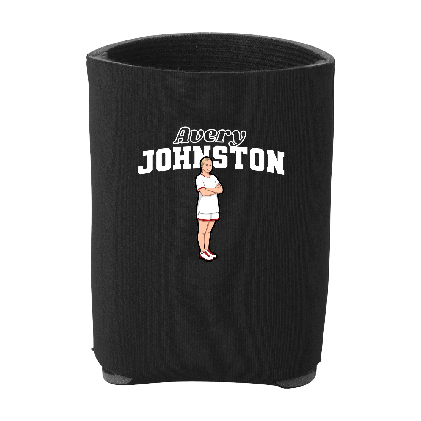 Can Holder — Name Arch in Black