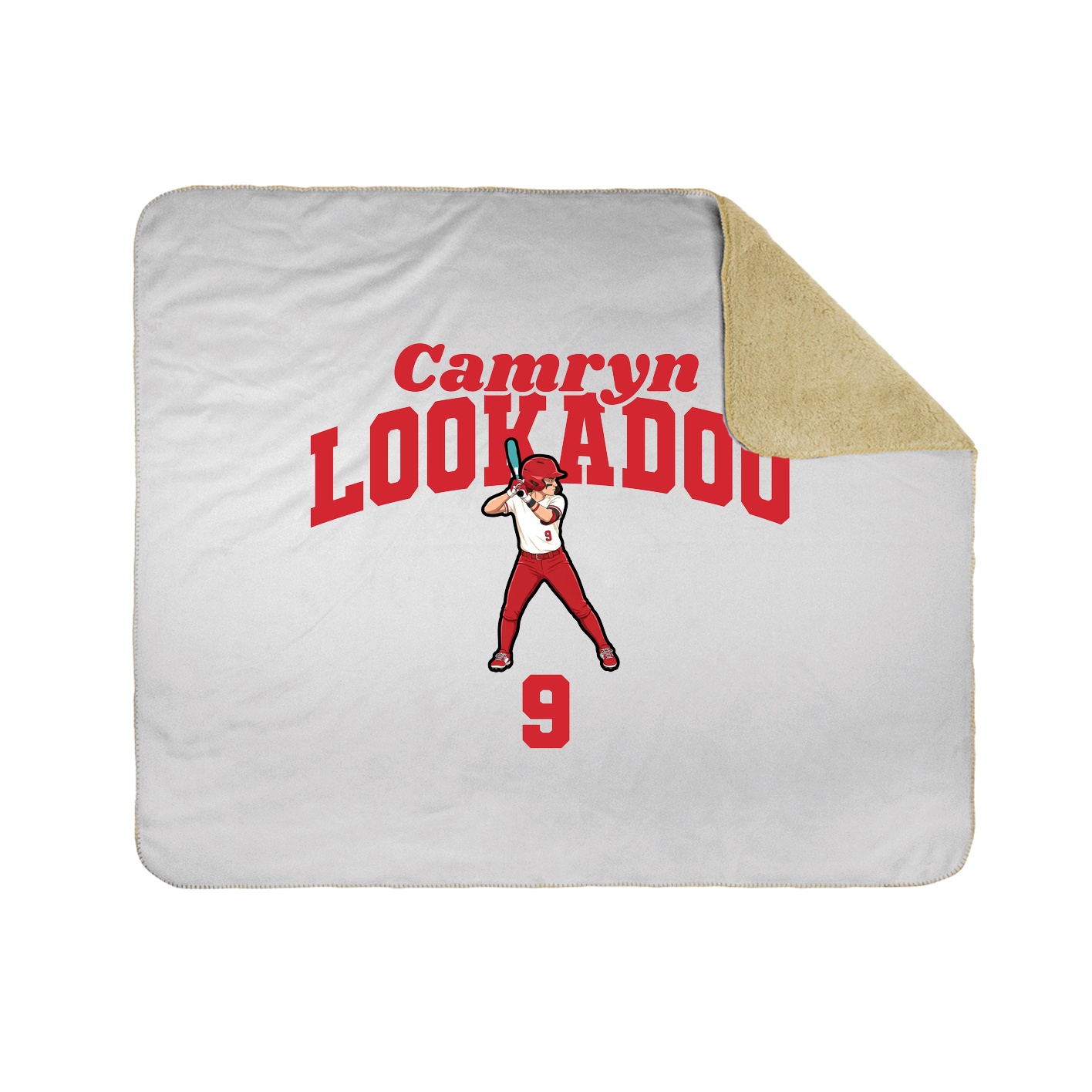 Throw Blanket — Signature Arch in White