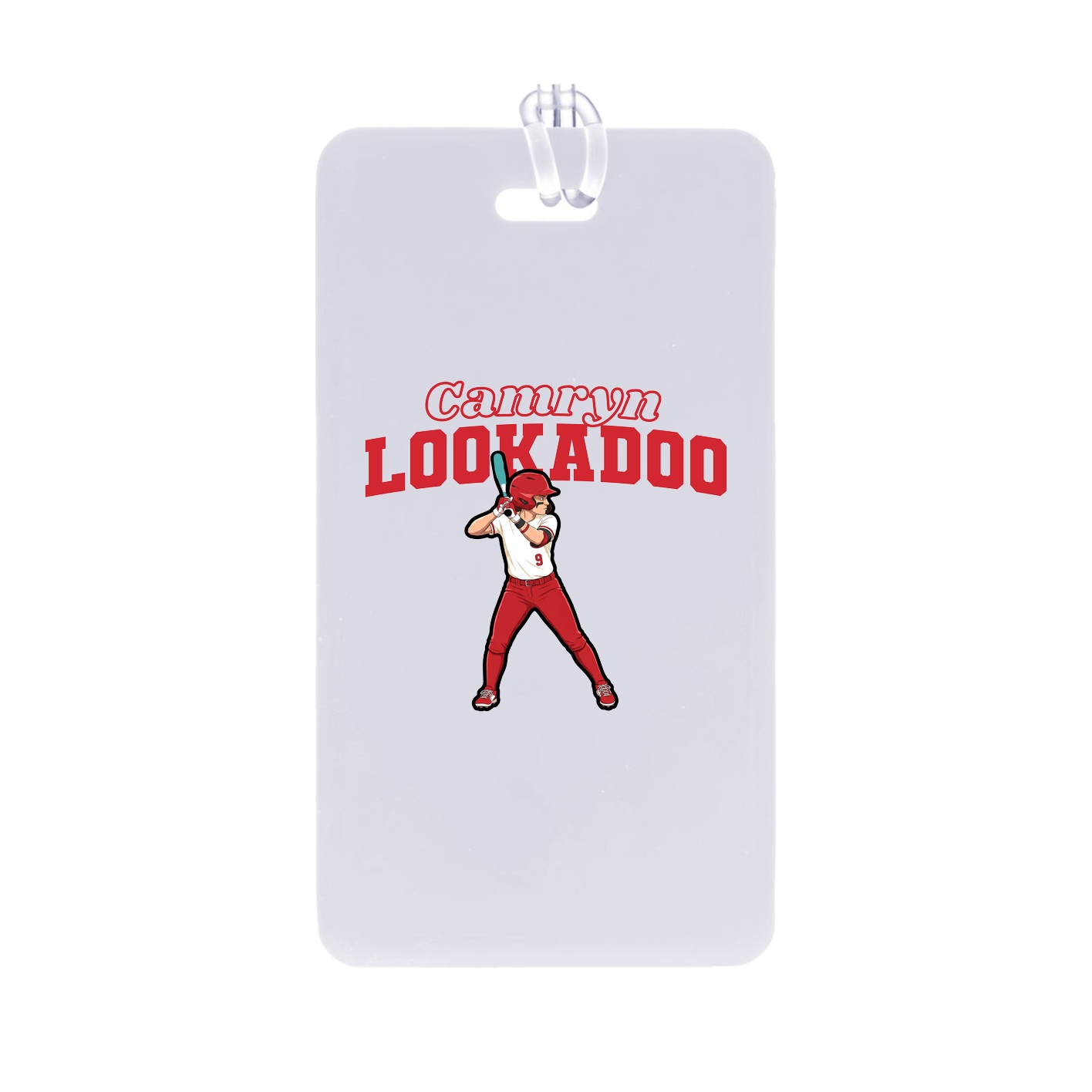 Bag Tag — Name Arch in Classic