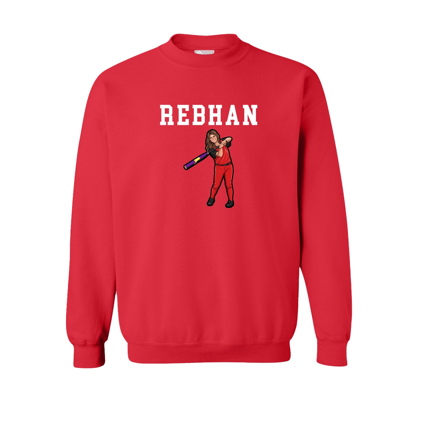 Fleece Crew — Shirsey in Red