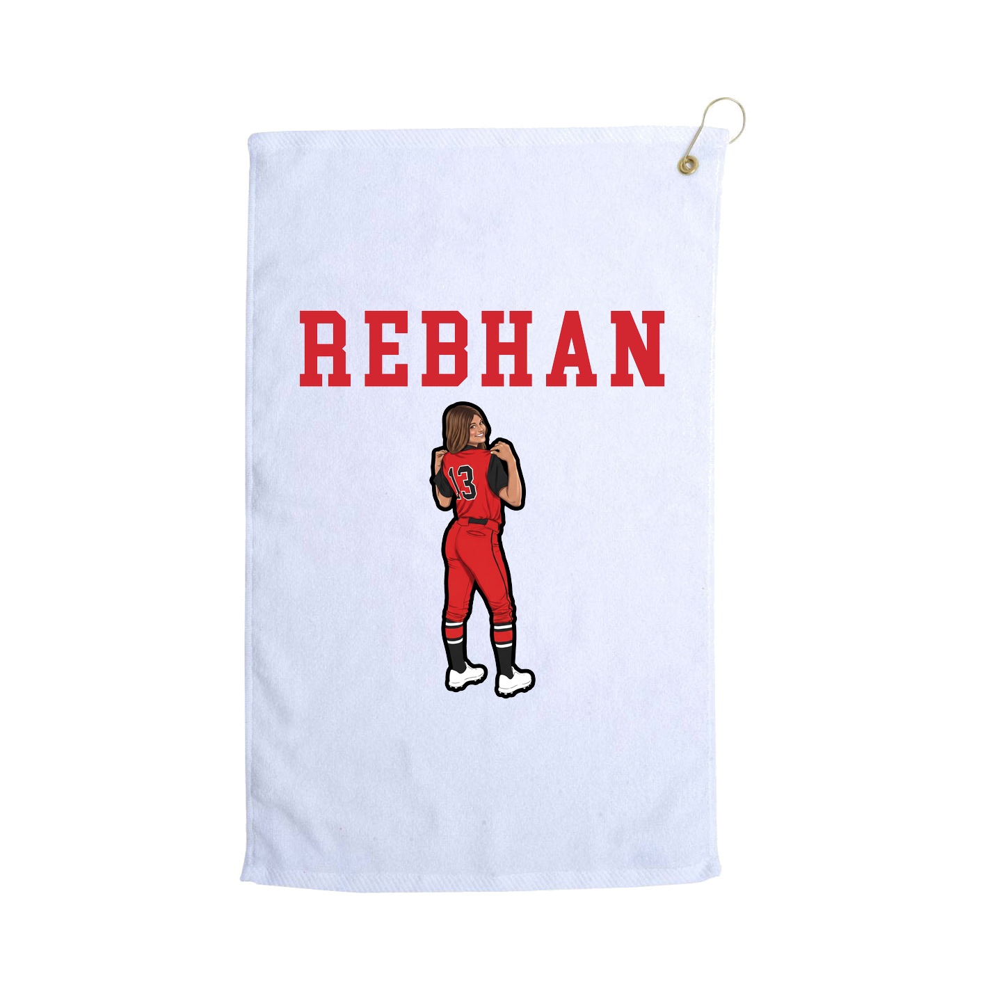 Golf Towel — Shirsey in White