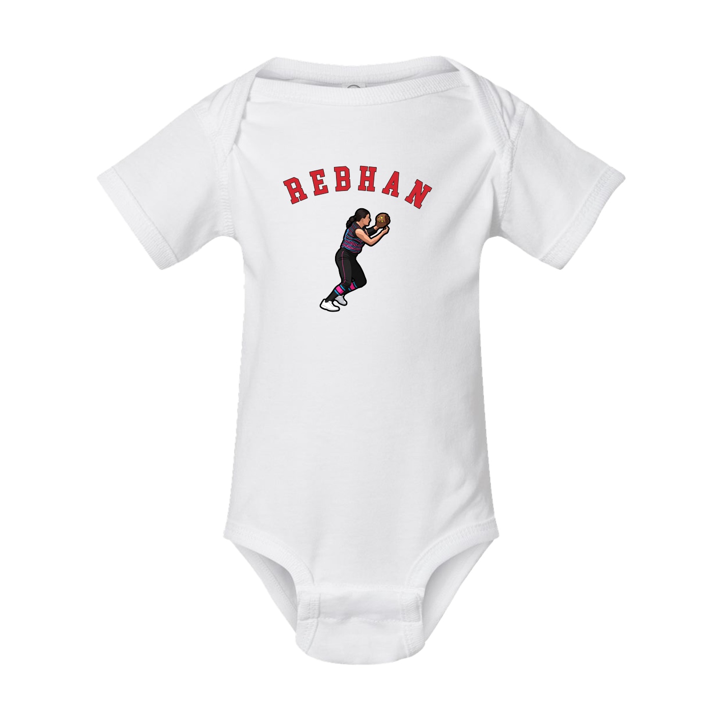 Baby Onesie — Shirsey Arch in White
